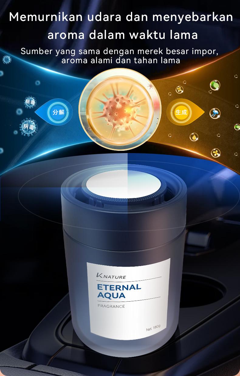 Kathwi K-nature Car Fragrance Aroma Tahan Lama Dan Menyenangkan Pengharum Mobil Mewah Terbaru 180g Formula Hipoalergenik Antibakteri Dan Penghilang Formaldehida