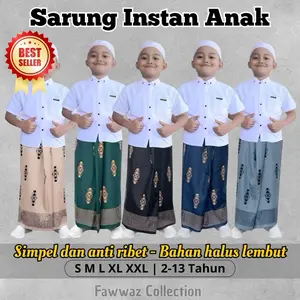 Sarung Instan Anak Laki Laki Usia 0-9th BISA COD