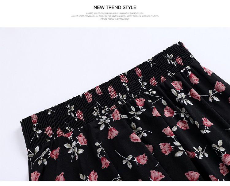 Product Introduction of Váy Mới Cho Mẹ TRUNG NIÊN, Cạp Cao Co Giãn, Thiết Kế Hoa, Thích Hợp Cho Mùa Hè, Dài Trung Bình 72 Dài, Thích Hợp Cho Múa Vuông, Chất Liệu Mỏng, 2024 19