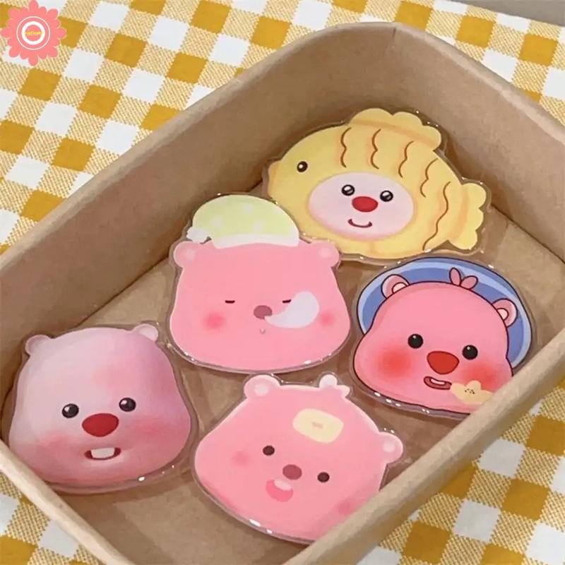 Giá Đỡ Điện Thoại Hoa Hướng Dương, Phim Hoạt Hình Vui Nhộn Và Dễ Thương, Vòng Lặp Nhỏ, Hải Ly, Phổ Thông, Tay Cầm Lười Biếng, Giá Đỡ Vòng Có Thể Gập Lại, Hàn Quốc 8