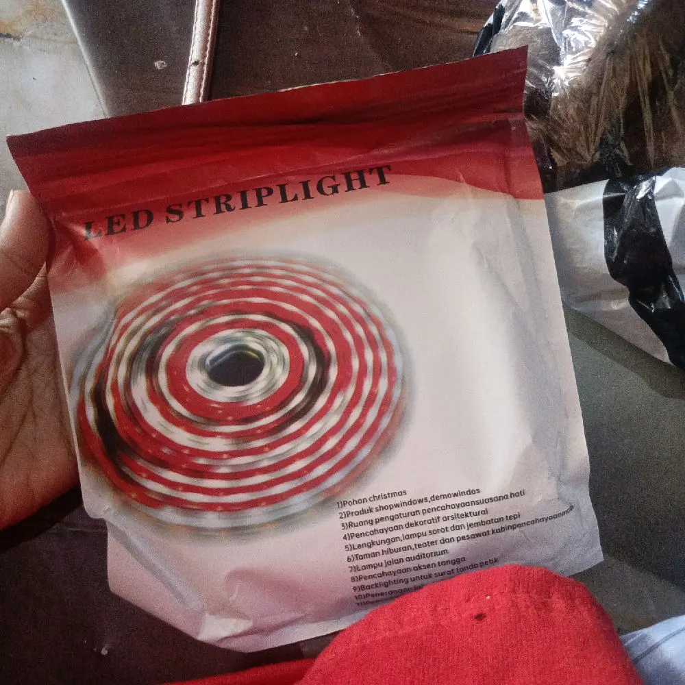 lampu LED strip 8 meter warna merah putih