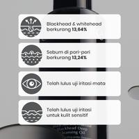 Gambar Holika Holika CLINFINITE Black Salt and Charcoal Blackhead Deep Cleansing Oil | Minyak Arang Hitam Cleanser Wajah dari Holika Holika Indonesia Kota Administrasi Jakarta Barat 3 Tokopedia