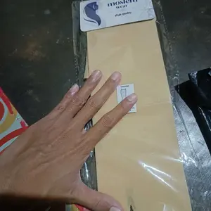 kaos kaus kaki stoking dua jari wanita dewasa / kaos kaki jempol muslimah warna cr eam dan hitam polos murah / kaos kaki tipis murah kulit muslim panjang  Pendek Umroh Umroh