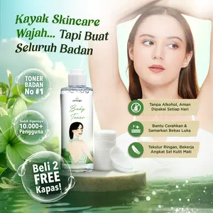 TONER BADAN WHITENING SAPTADASA AHA BPOM