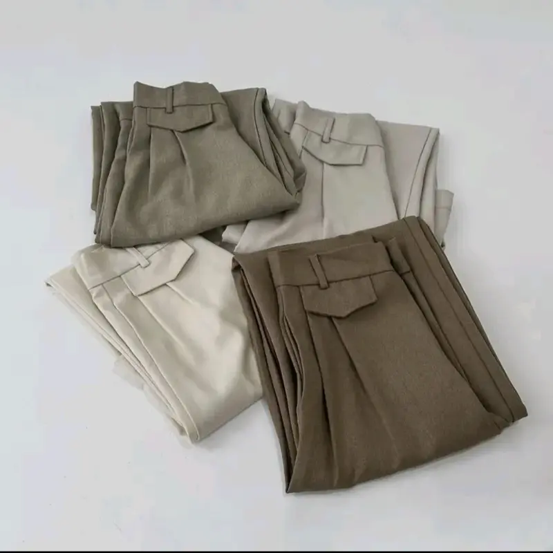 ORO - PANTS | Highwais Pants Semiwool Premium 3