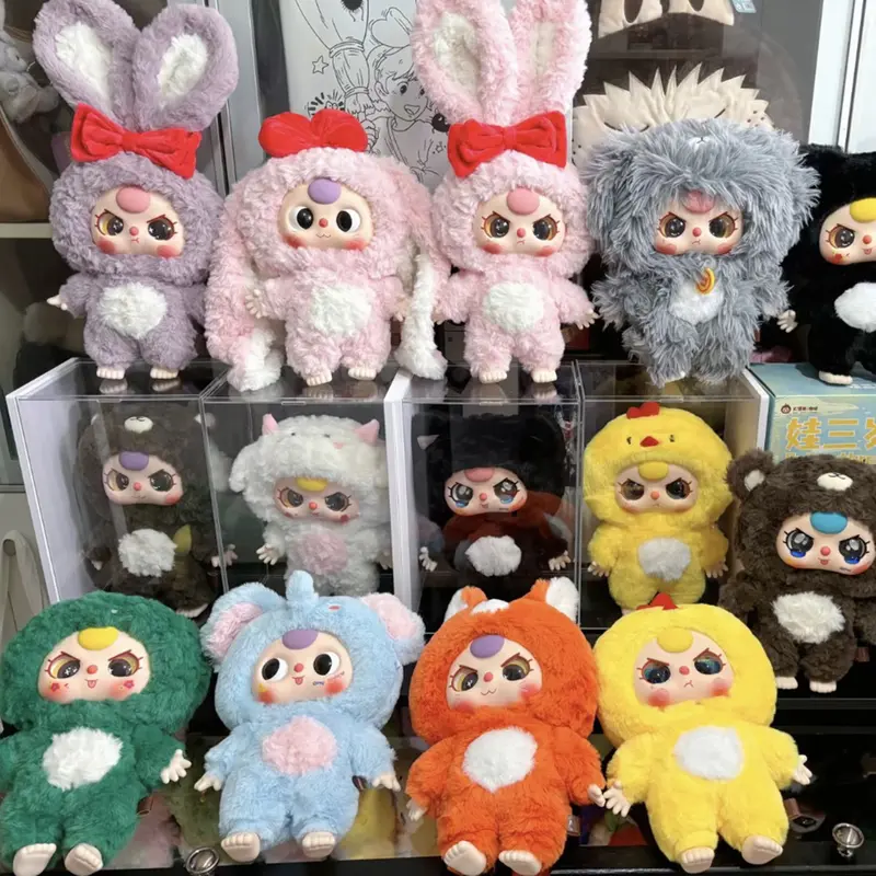 Búp Bê Ba Chủ Đề Cho Bé Hoạt Hình, Hộp Mù Đồ Chơi Nhồi Bông 35cm, Tuyệt Vời Làm Quà Tặng 1