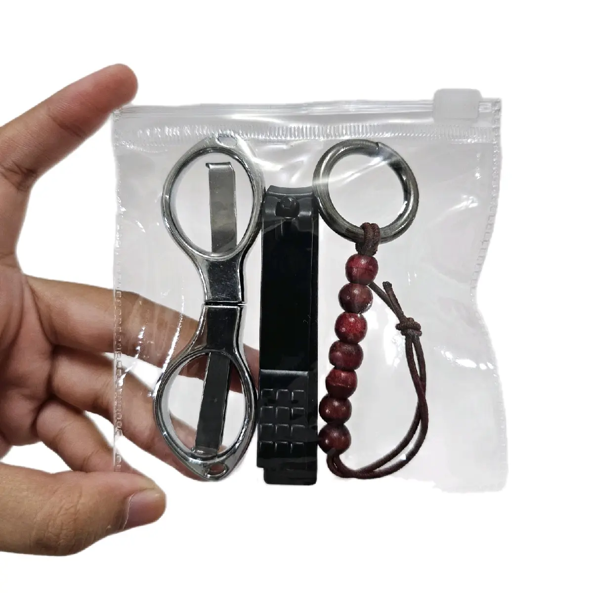 Gunting kecil tahalul haji dan  umroh stainless, gunting kuku  tasbih tawaf 7 butir / Perlengkapan haji dan umroh Muslim