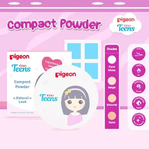 PIGEON Refill Compact Powder 14 Gr/ Remaja/ Wajah - Natural