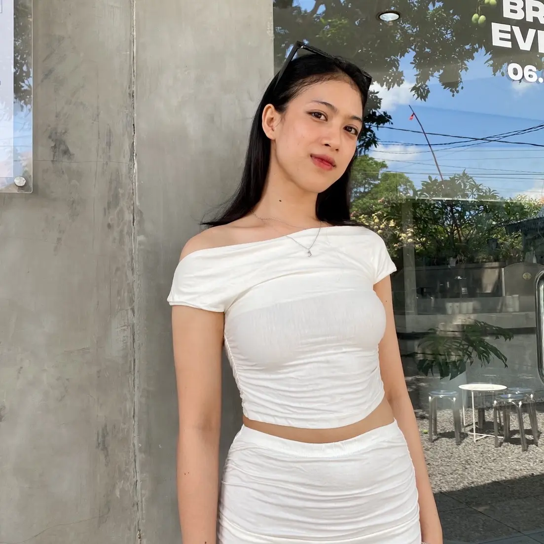Mochi Top Only - One shoulder top - korean top - kekinian - viral