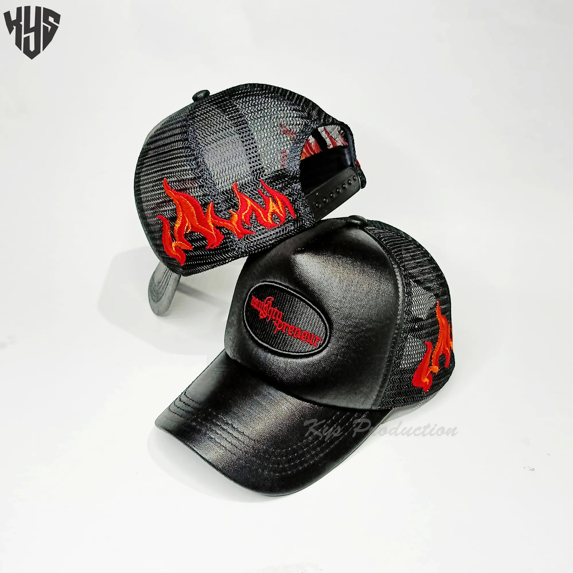 Topi Trucker Full Bordir Naughty Preneur/Topi Jaring Bordir Pria Wanita/Trucker Kekinian