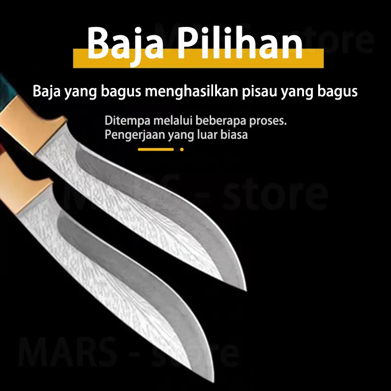 Pisau buah Pisau dapur dengan  sarungnya 4