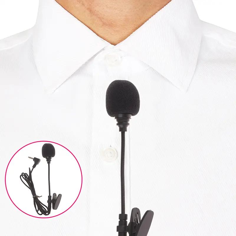3,5mm Kéo Dài Dây Loa Micro Lavalier Clip Đứng Giọng Nói Cuộc Phỏng Vấn Loa Tai…