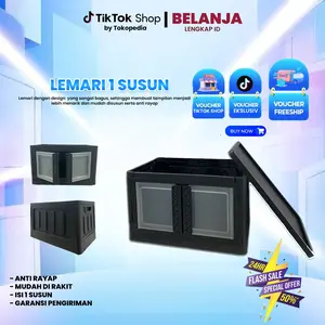 Lemari Plastik 1 Susun Aoyama Furniture Anti Rayap dan Mudah Dipasang Lemari Plastik 1 Susun Aoyama Furniture Anti Rayap dan Mudah Dipasang