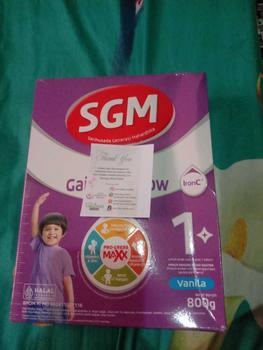 Product Review of SGM Eksplor Gain Optigrow 1+ 800gr Susu Anak from z**🐰 1