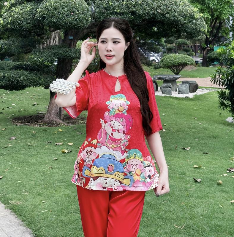 Bộ đồ lam pháp phục Z7 đi lễ chùa áo bà ba pyjama lễ tết lụa latin cao cấp thoải mái Kim Thanh