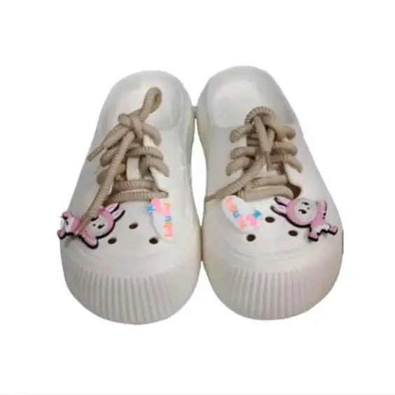 Sandal Sepatu Wanita Jelly Model Terbaru  Motip Labubu Nyaman Dan Ringan. . Karet 1