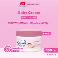 Gambar [Carton Size] Cussons Baby Cream Soft & Smooth - Krim Bayi 100 gr x 24pcs dari CussonsID Kota Administrasi Jakarta Barat 1 Tokopedia
