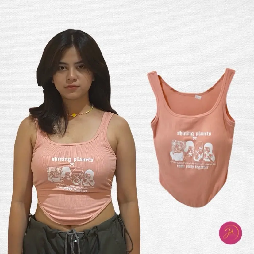 tanktop planets/ tanktop cewe lucu/ tanktop