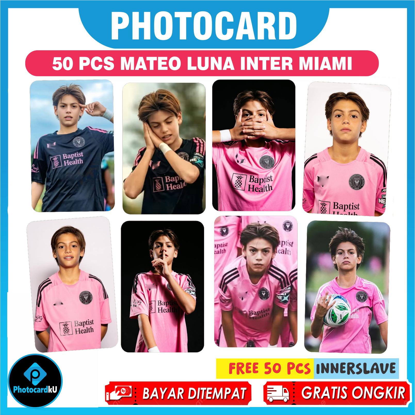 Photocard Mateo Luna Inter Miami Terbaru Bonus Innerslave bisa COD
