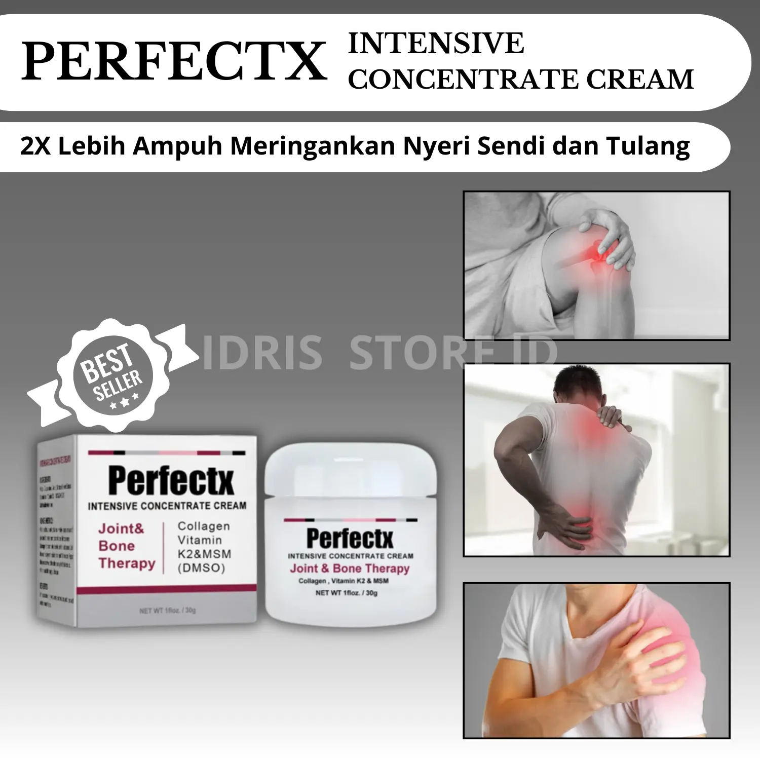 [PROMO PAKET HEMAT 3 PCS] PREFECTX JOINT BONE CREAM TERAPI PERAWATAN SENDI DAN TULANG