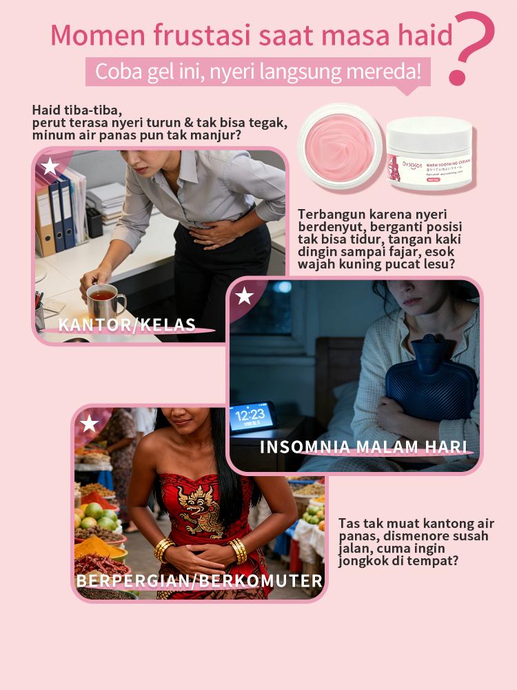 [BPOM COD] Dr.KKot Warm Soothing Cream 30g Pereda Nyeri Haid Membantu Melancarkan Haid Tidak Teratur , Nyeri Menstruasi ,Herbal Alami solusi cepat mengecilkan perut buncit , keputihan , kram perut , melancarkan haid tidak teratur nyaman dan hangat