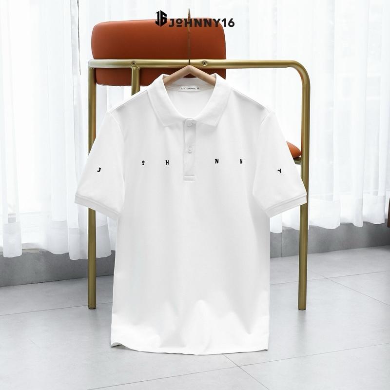  Áo polo Nam JO J16 vải cá sấu cotton 80% thoáng mát - Menswear Có Cổ Menswear Ngắn Tay Nam 