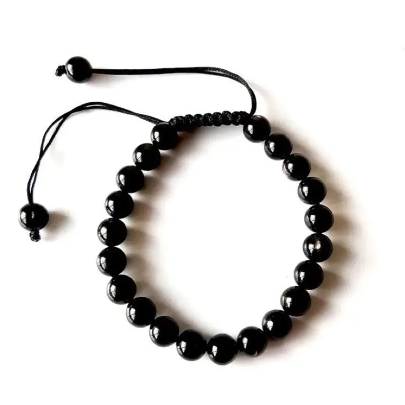 Gelang Pria Batu Hitam Gelang Tangan Pria Wanita BAYAR DI TEMPAT 1