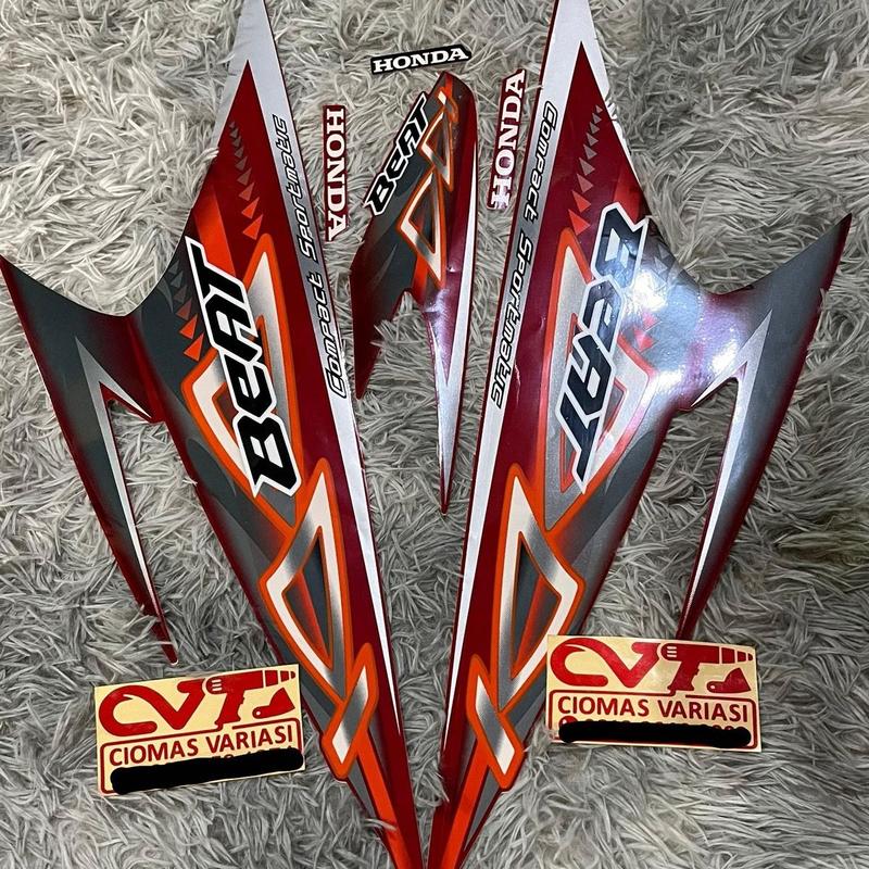 Stiker striping body motor beat karbu 2012 Motorcycle 0