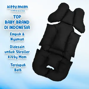 Kitty Mom Alas Stroller Bayi | Bantalan Stroller Bayi | Aksesoris Stroller | Pad Baby Car Seat