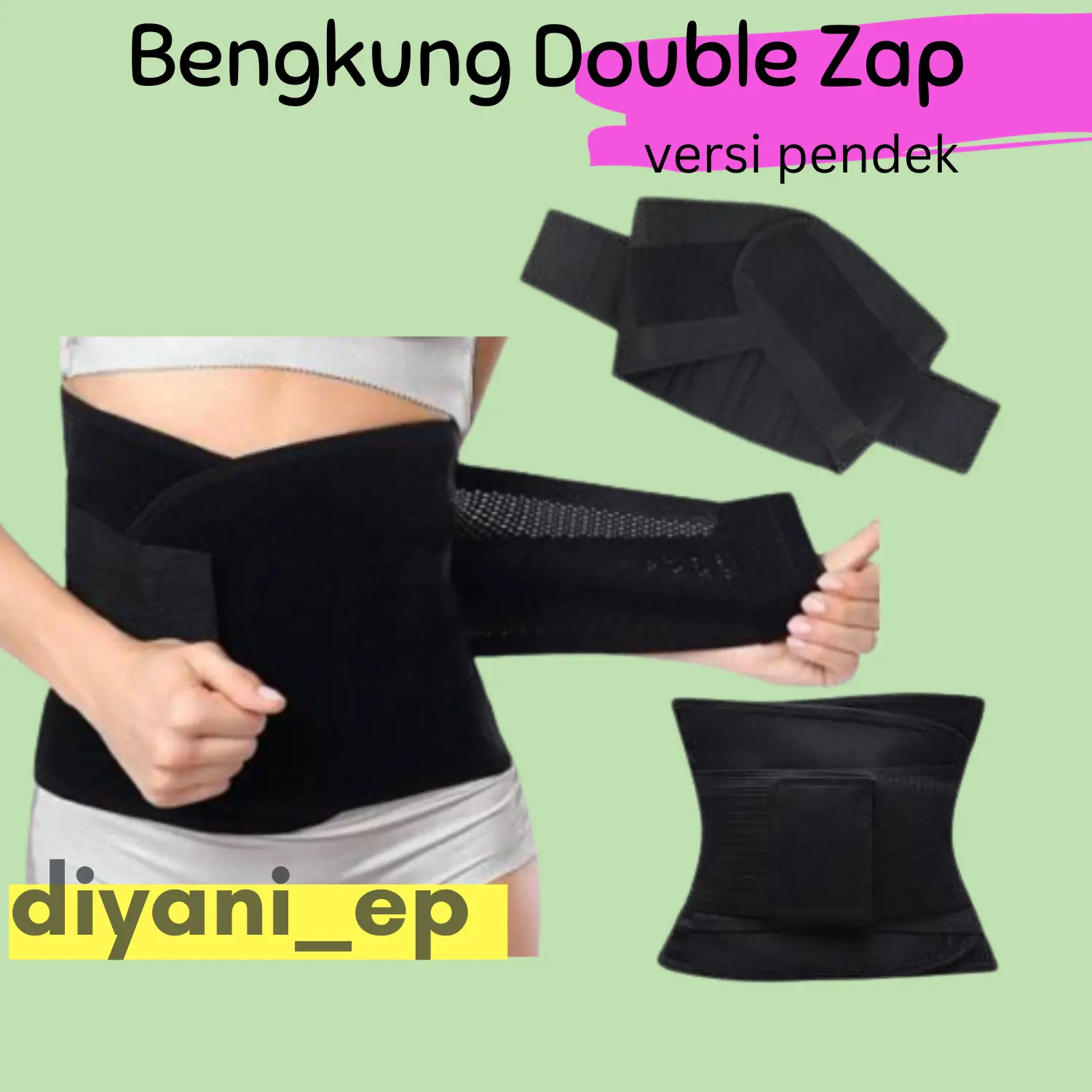 Bengkung Zap Double Grip 2 Lapis Versi Pendek