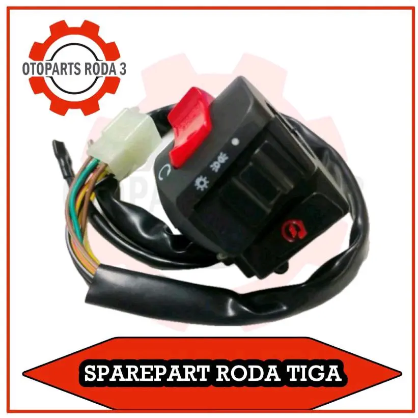 Saklar Lampu Kanan Karya 150-200 Viar - sparepart roda3 (34b)