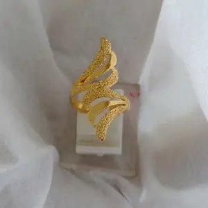 Cincin Lapis Goldplated Model Sayap Pasir