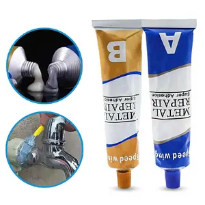 Lem Besi Thailand Super Kuat Tahan Panas Glue Epoxy Resin AB Campur Tambal Logam Aluminium Tangki 50g/100g