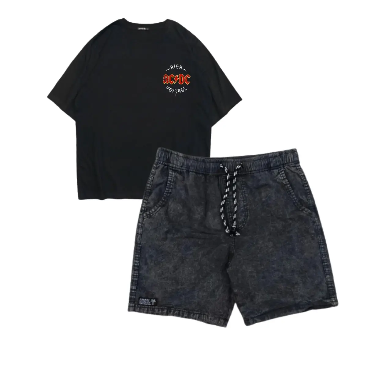 Setelan Celana Dan Kaos Pria Dewasa ACDC