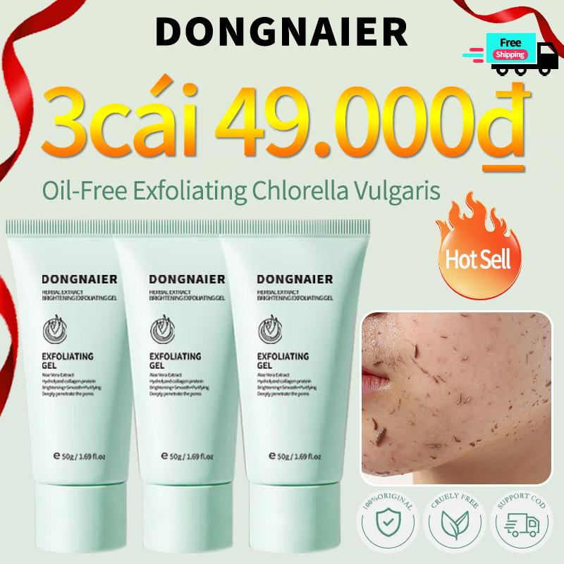 【3PC 49.000₫】 DONGNAIER Chlorella Exfoliating dành cho mặt tẩy tế bào chết Kiểm…
