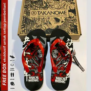 Sandal japit pria high quality sandal distro terbaru sandal japit takanome original