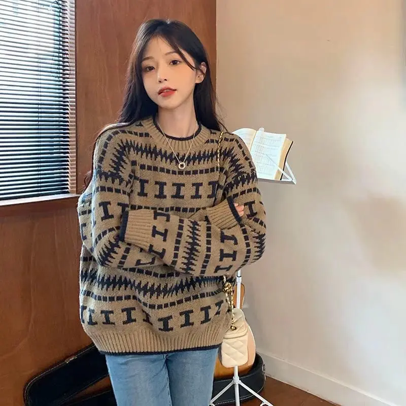 pullover sweater rajut wanita 2