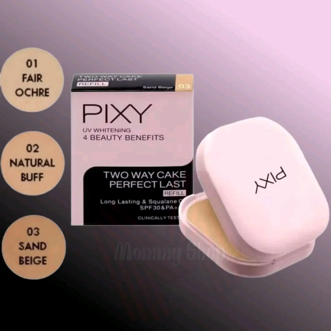 Pixy UV Whitening 4 Beauty Benefits TWC Perfect last Refill Powder Wajah