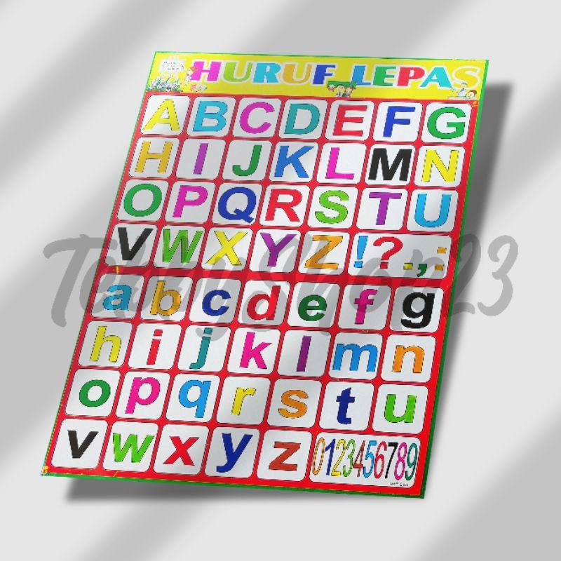 Paket 10 lembar poster edukasi anak Soft Cover 3