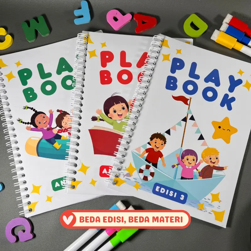 Play Book Buku Aktivitas Anak Worksheet Usia 2 3 4 5 Tahun 1