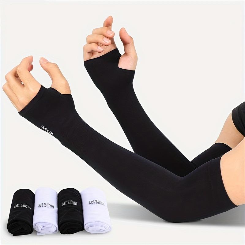 Bao găng tay chống nắng nữ AAA iLita tất vớ ống tay dài chống tia UV che đi nắng xỏ ngón lái xe máy