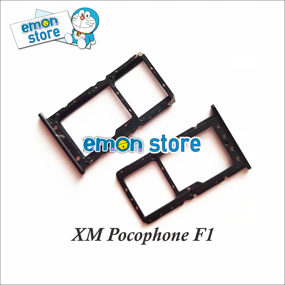 Simtray Slot Simcard Tempat Kartu SIM UNTUK Xiaomi Pocophone F1 Simlock