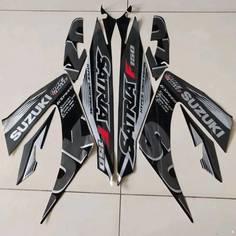 Suzuki satria fu F150 stripping 2015 Hitam Full list Body standar berkualitas termurah Motorcycle