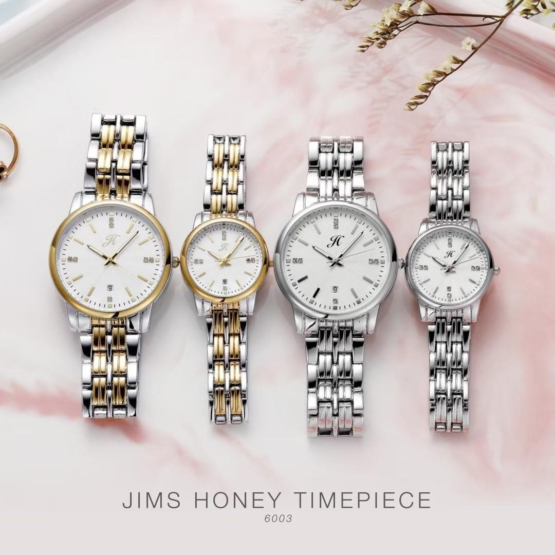 JIMS HONEY JAM TANGAN COUPLE JT 6003 (FREE BOX + BATERAI)
