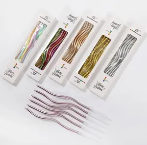 Lililn Ulir Spiral Lilin Ulang Tahun Lilin Ulir