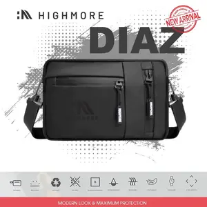 Tas Selempang Clutchbag Pria 3in1 Original Highmore DIAZ Handbag Waterproof