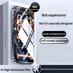 Miếng dán màn hình riêng tư cho iPhone, độ nét cao chống ánh sáng xanh biển | Chống vỡ 9H, chống vân tay | Dành cho iPhone 17/16/15/14/13/12