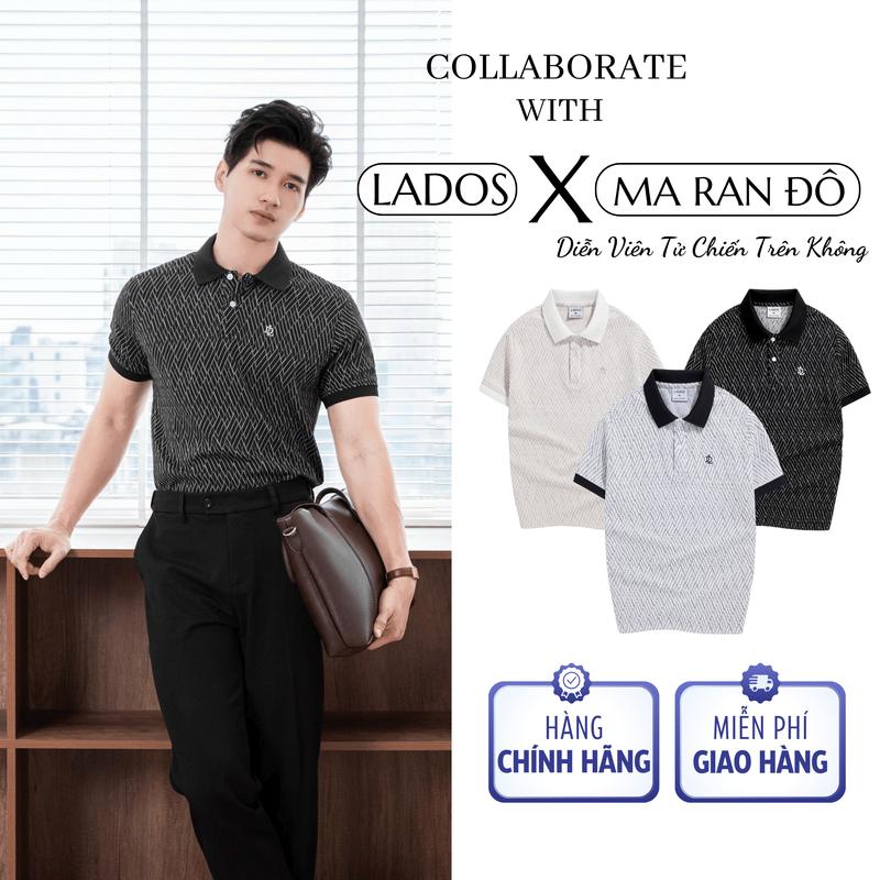Áo polo nam DỆT hoạ tiết KIM CƯƠNG LADOS - 9235 - Form Regular Fit trẻ trung năng động thanh lịch