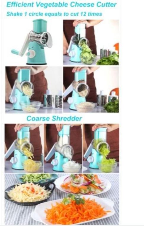 Product Introduction of Stainless steel Vegetable Cutter Grater cutter garlic slicer Shredder Slicer Grinder 7