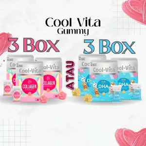 [AAA] 3Box Coolvita Gummy DHA & Coolvita Gummy Collagen